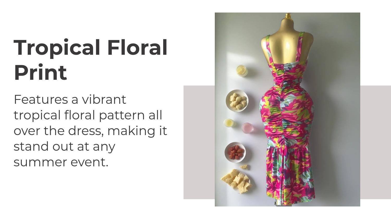 PULKRITU Elegant Women's Tropical Floral Print Cut Out Ruched MIdi Prom Dress, Summer Birthday Party Outfit Club Cocktail Gown, Lady Casual Skirt,Female Brunch Dresses,Graduation Dresses PULKRITU Elegant Women's Tropical Floral Print Cut Out Ruched MIdi Prom Dress, Summer Birthday Party Outfit Club Cocktail Gown, Lady Casual Skirt,Female Brunch Dresses,Graduation Dresses