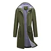 Long Casual Hooded Jacket For Women