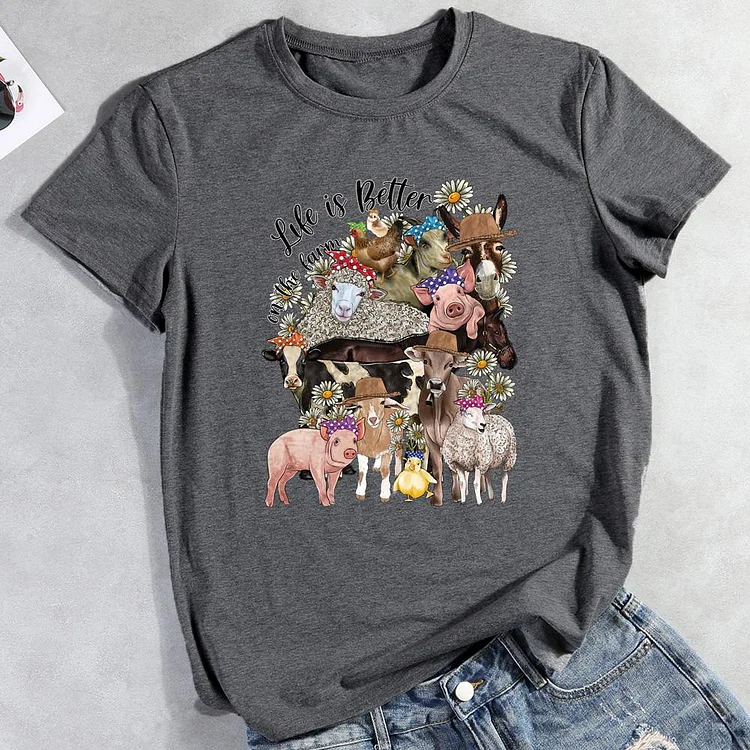 ANB -  Life is Better on the farm T-Shirt-012070