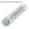 Wall Thermometer Indoor Outdoor Mount Garden Greenhouse Home Humidity Meter
