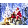 Santa Claus  | Full Round Diamond Painting KitsChristmas