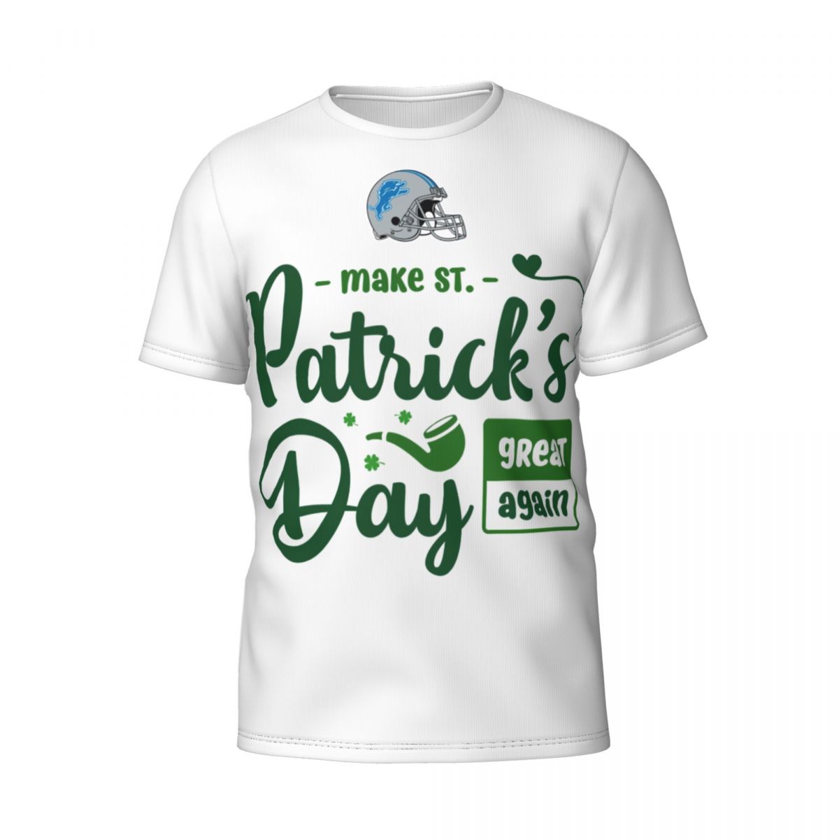Detroit Lions Make Patrick's Day Great Again Men's T-Shirt