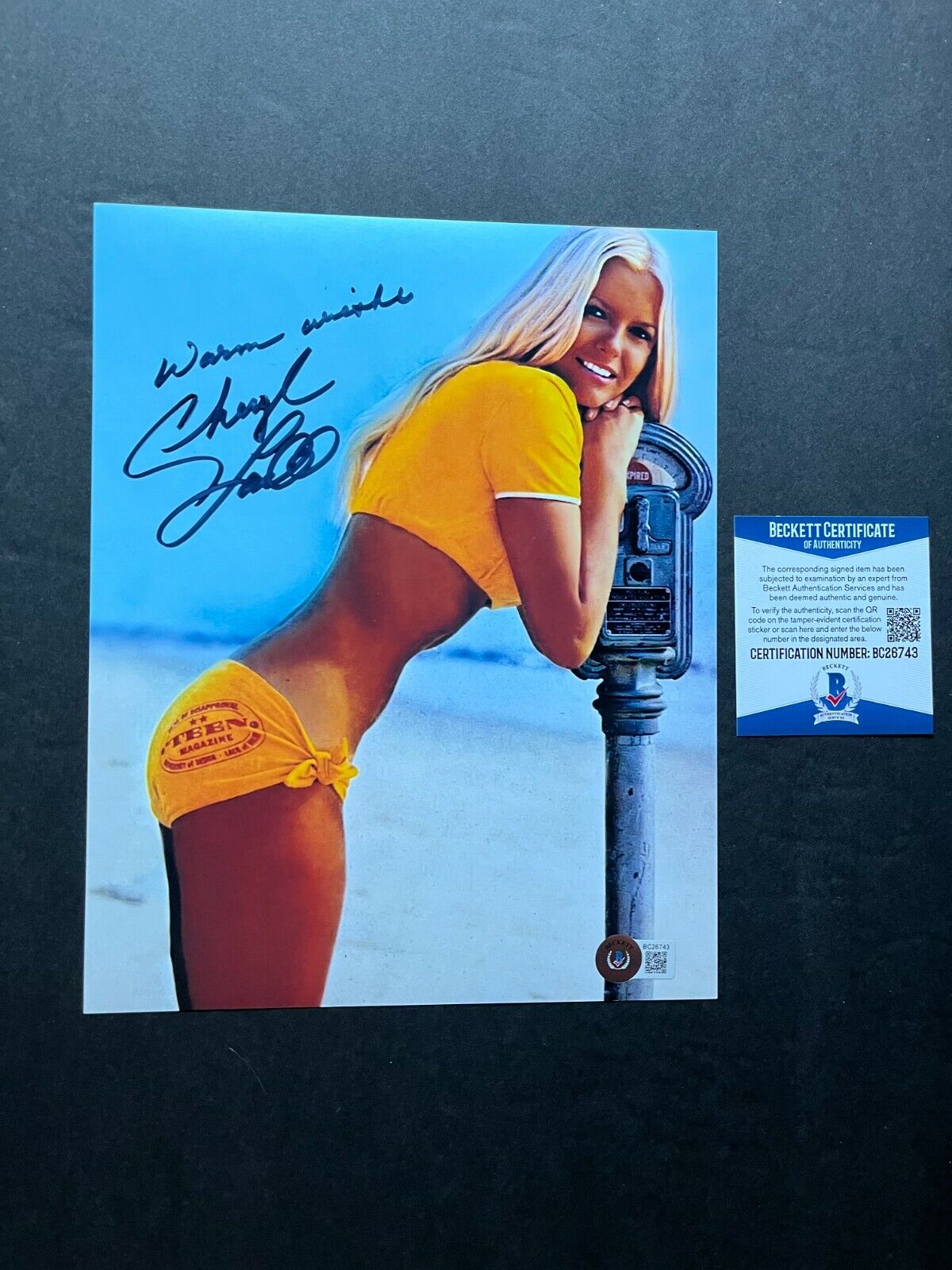 Cheryl Ladd Hot! signed autographed Angels Sexy 8x10 Photo Poster painting Beckett BAS Coa