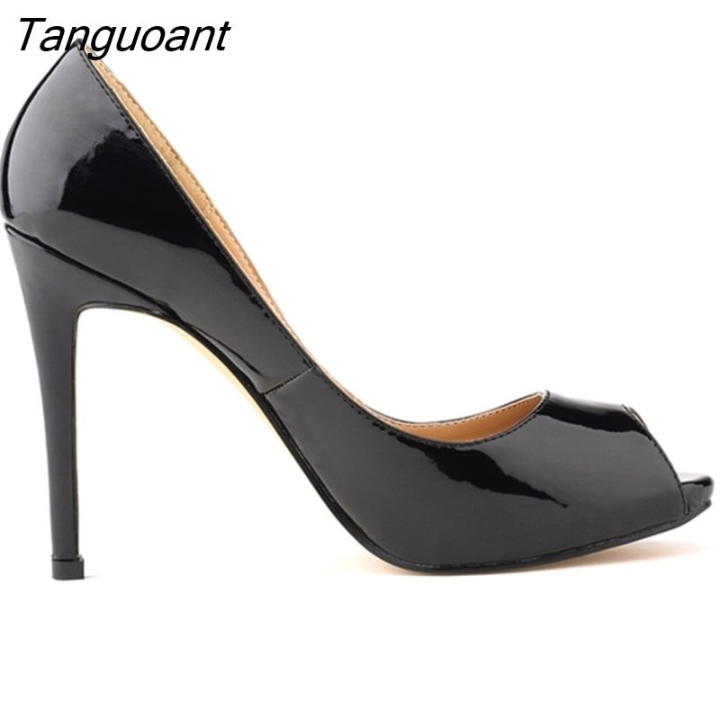 Tanguoant Platform Wedding Shoes Summer Sexy Womens Open Toe High Heels Sandals Peep Pumps US 5-10 806-3PA