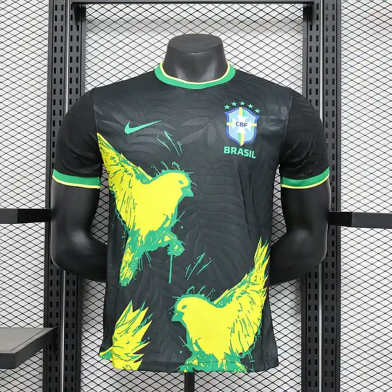 2024 Player Version Brazil Special Black Soccer Jersey