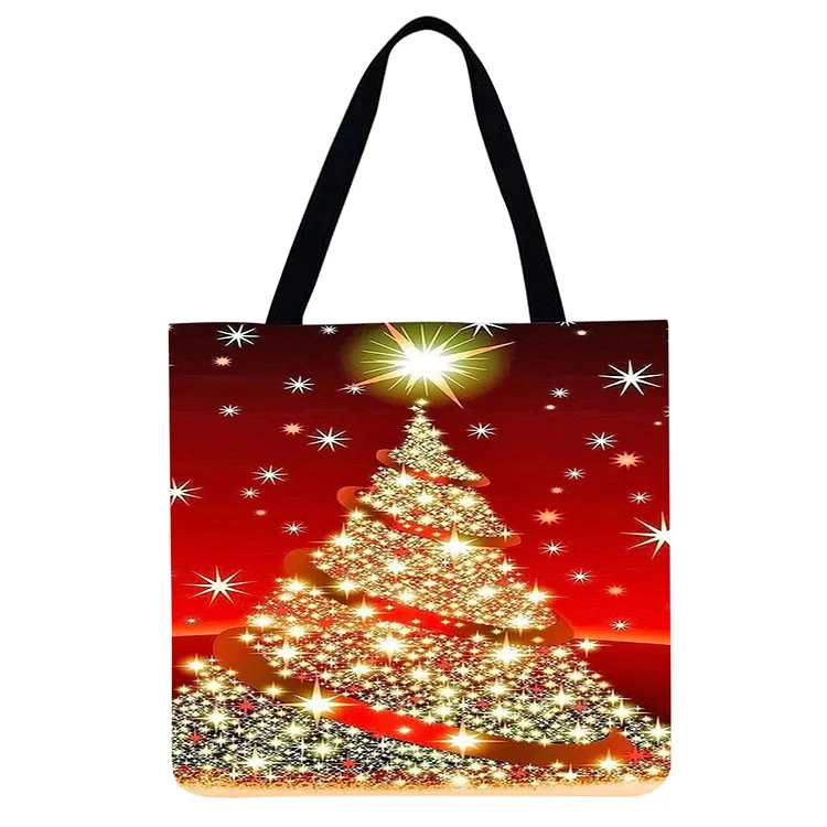 Christmas Ring - Linen Tote Bag