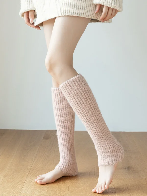 Casual Skinny Keep Warm Solid Color Leg Warmers Accessories