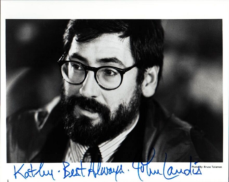 Director JOHN LANDIS Signed Photo Poster painting