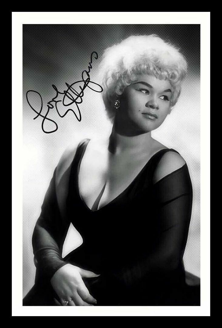 Etta James Autograph Signed & Framed Photo Poster painting