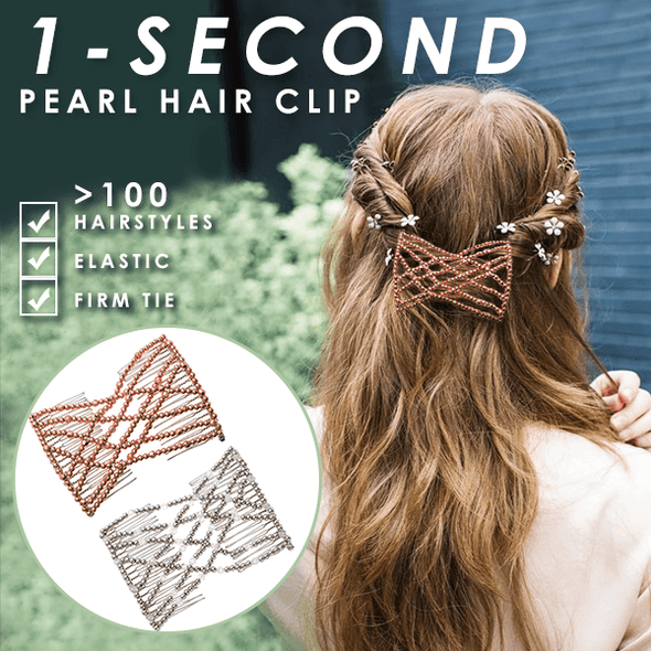 1-Second Pearl Hair Clip trabladzer