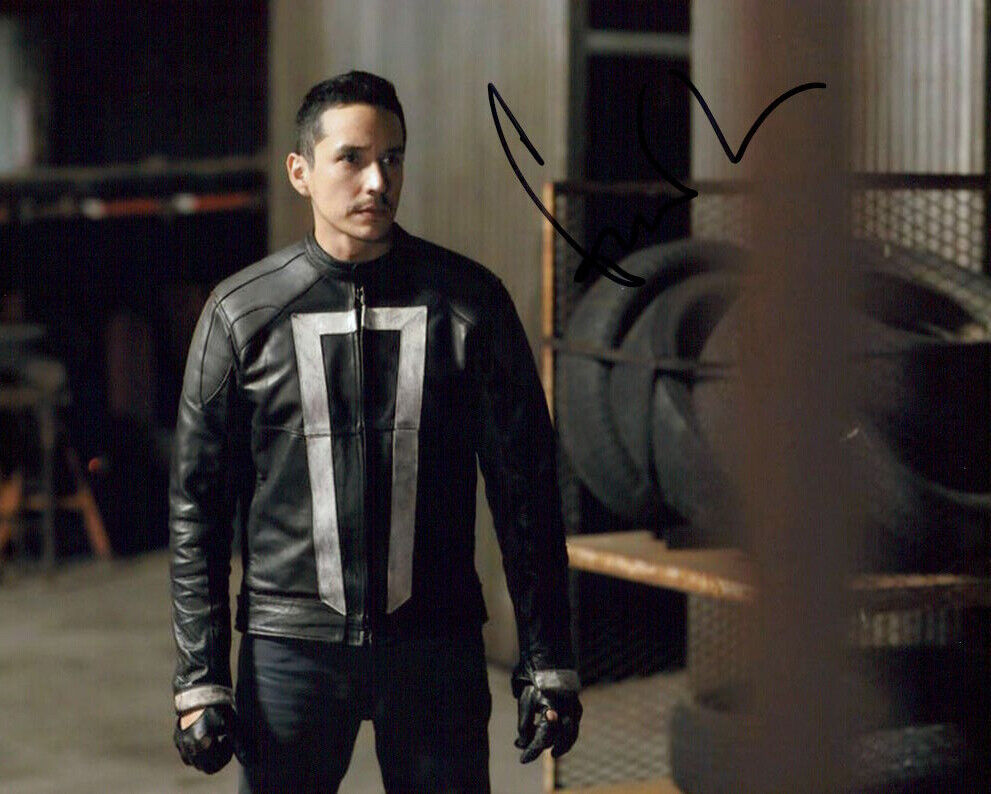 Gabriel Luna (Robbie Reyes Ghost Rider Agents of Shield) signed 8x10 Photo Poster painting