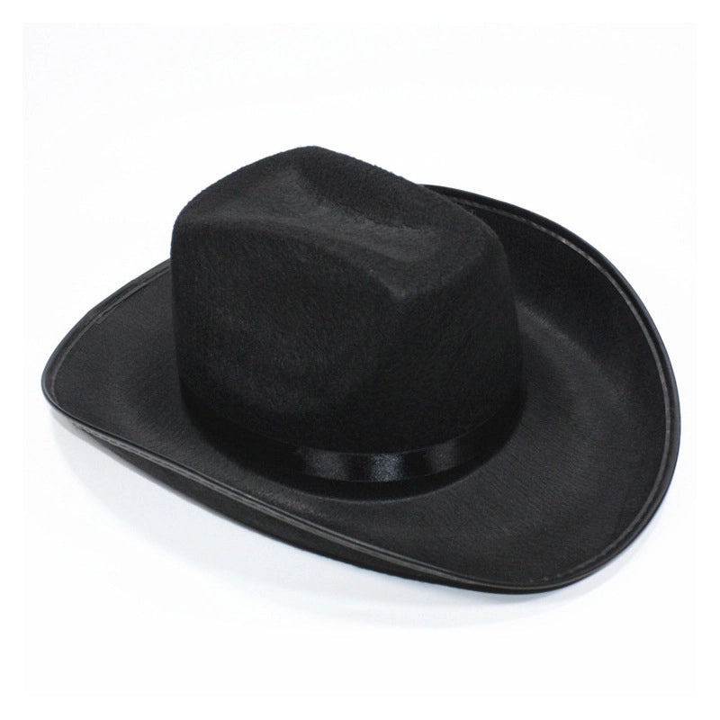 High Hat Retro British Gentleman Jazz Hat Magician Hat Performance Sequin Hat Rain Silk High Barrel Top Hat Non-woven Fabric