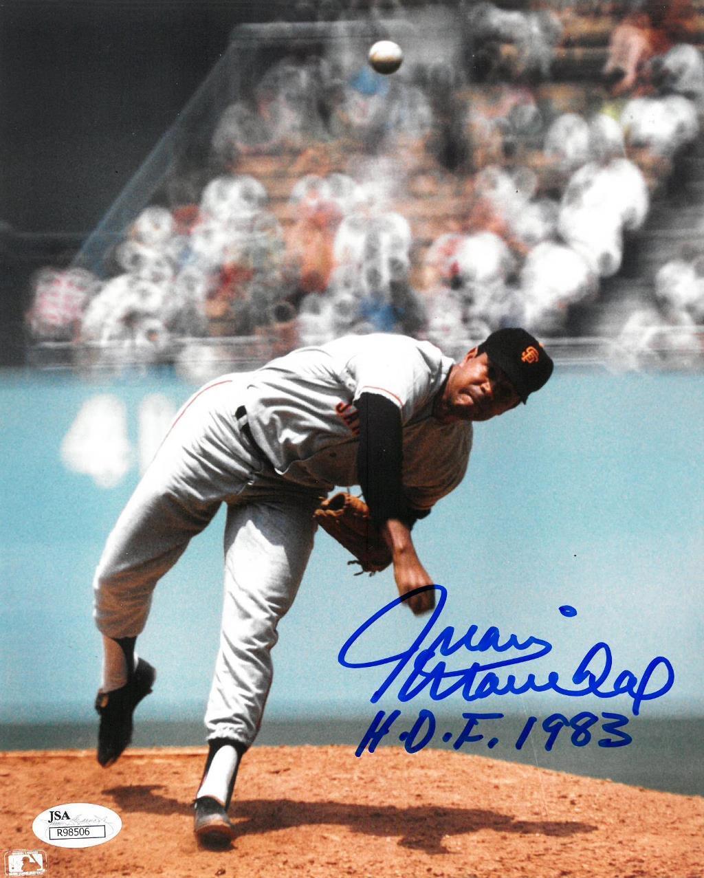 Juan Marichal Signed SF Giants Authentic Autographed 8x10 Photo Poster painting JSA #R98506