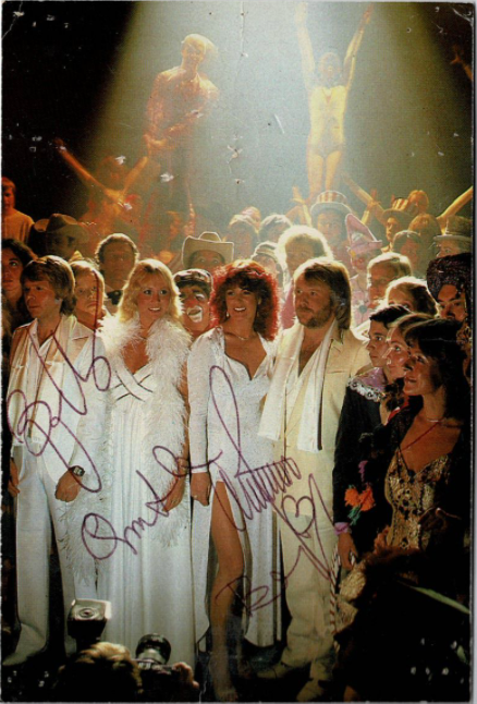 ABBA signed autographed Photo Poster painting postcard! Epperson! 16268