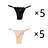 Kissbake 10PCS/SET Women's Lace Panties Ladies Sexy Cotton Underwear Female Thong Hollow Out Low Waist Lingerie Seamless G-String
