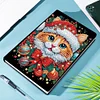 50 Pages DIY Xmas Cat A5 Special Shaped Diamond Painting Notebook