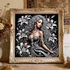 Special Shape Rhinestone Diamond Painting Kit Partial(Night Lily Beauty)
