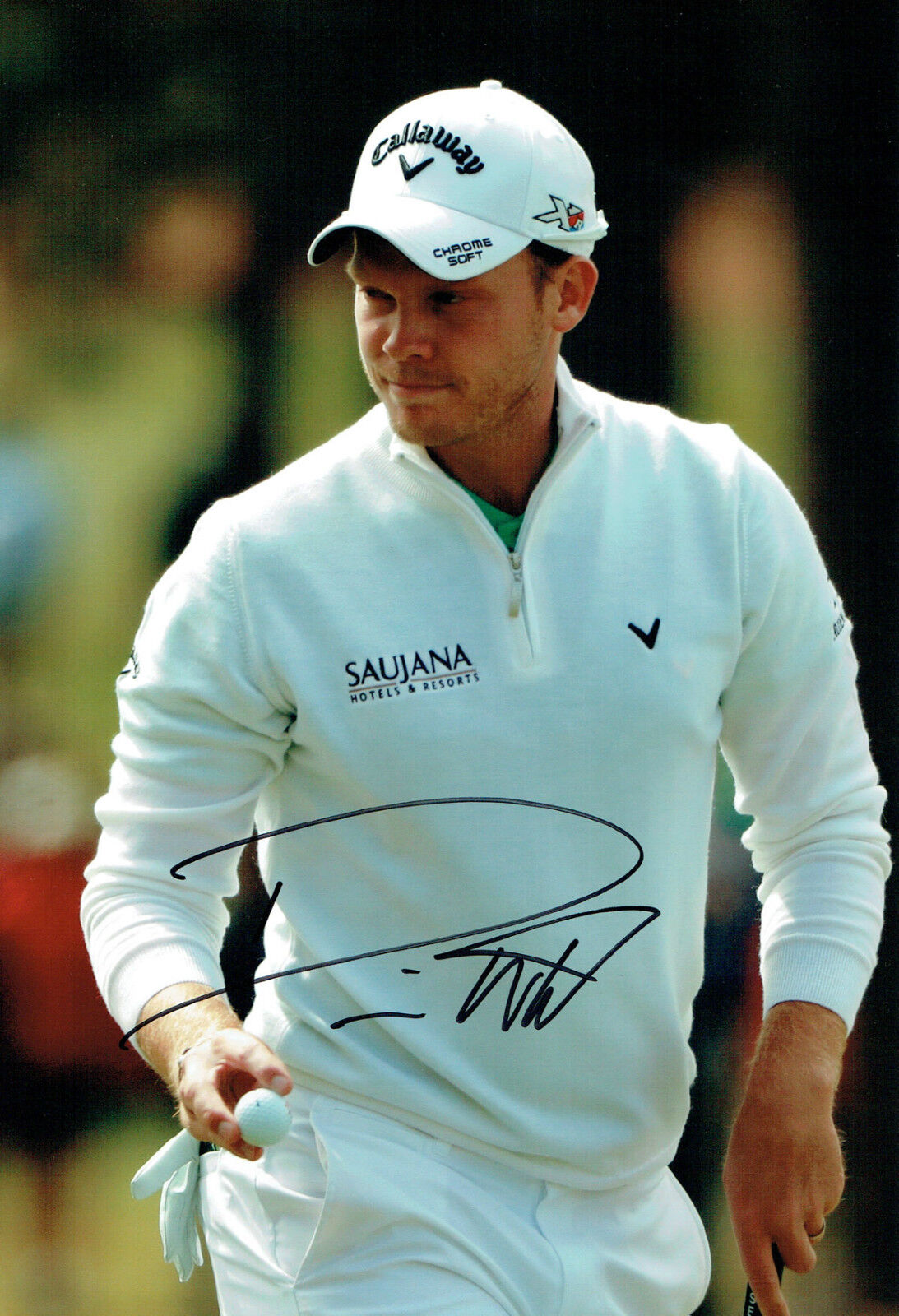 Danny WILLETT Masters Winner SIGNED Autograph 12x8 Golf Photo Poster painting AFTAL COA