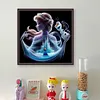 Silhouette Princess Elsa-11CT Stamped Cross Stitch 40*40cm/15.75*15.75in