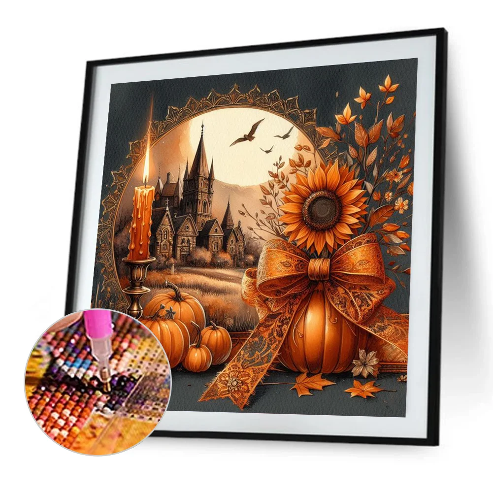Full Square Diamond Painting 45*45cm - Autumn Harvest