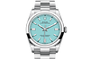 Rolex 124300 Oyster-Perpetual Turquoise Blue - New