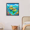 Minions – Diamantmalerei mit rundem Bohrer – 30 x 30 cm