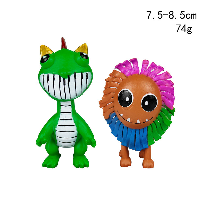 pianosaurus Toys | Yarnaby Handmade figurines | nigthmare critters Model Ornaments  Plush