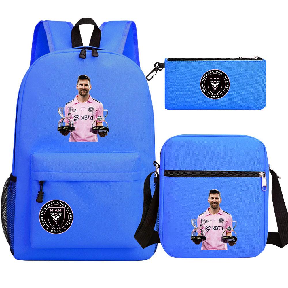 Mayoulove Lionel Messi Backpack Lightweight Design for School and Outdoor Activities-Mayoulove