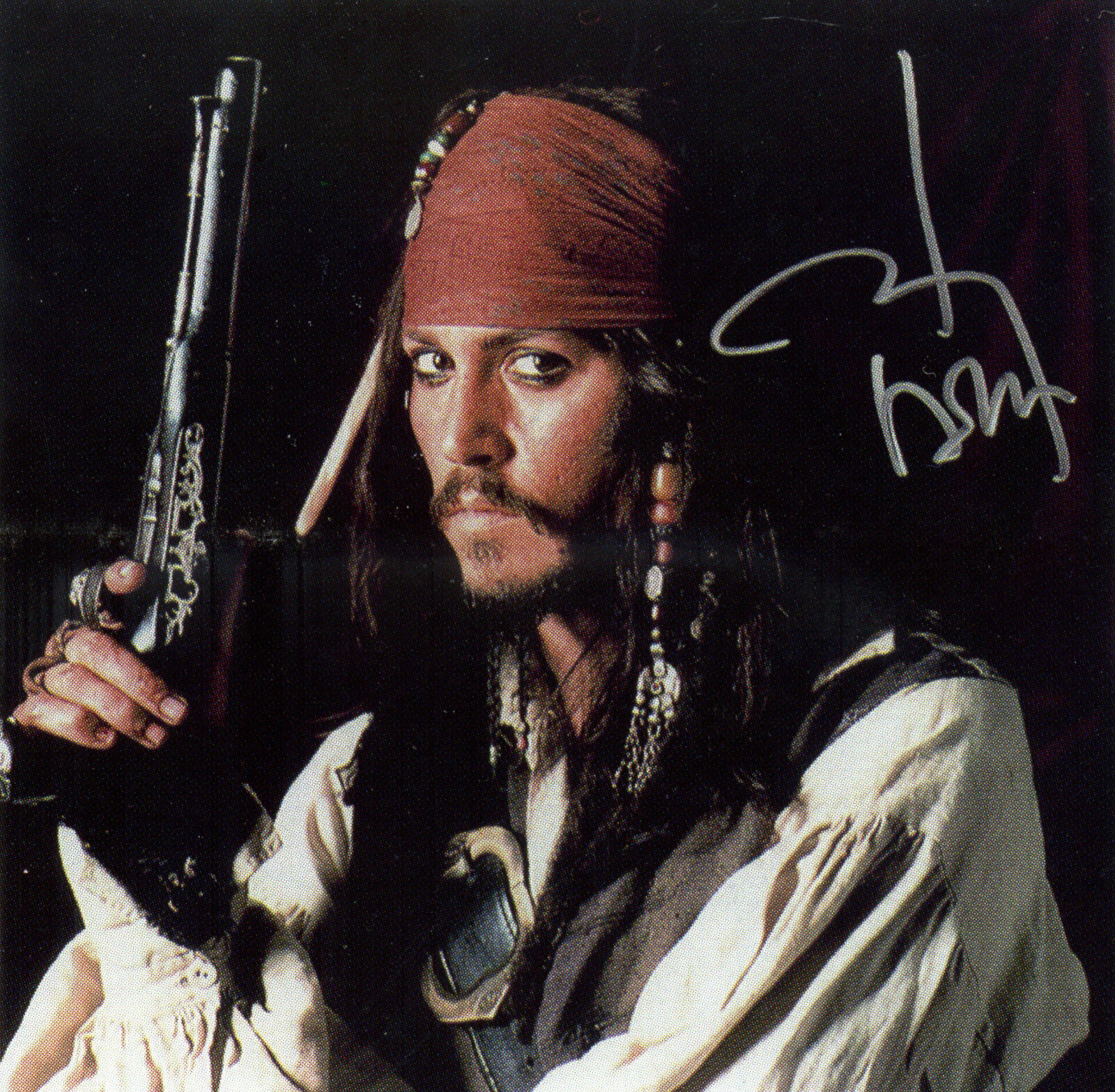 JOHNNY DEPP Signed 'Jack Sparrow' Photo Poster paintinggraph - Film Star Actor - preprint