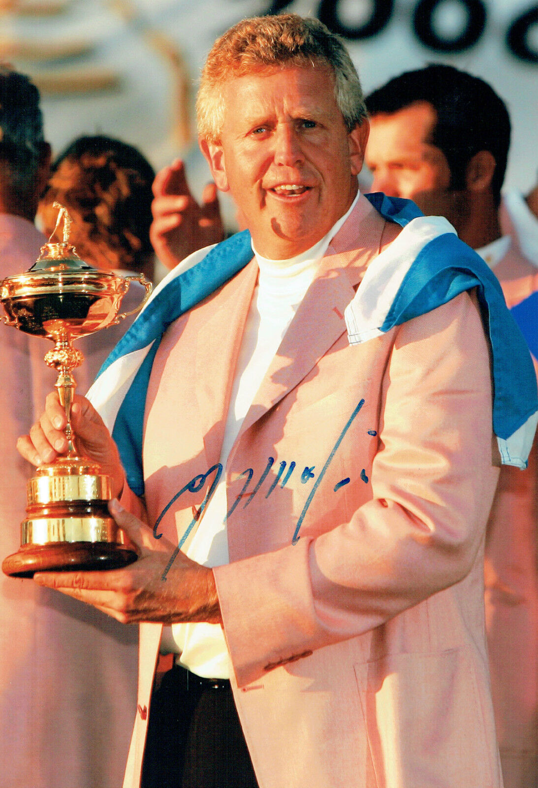 Colin MONTGOMERIE SIGNED Autograph 12x8 RYDER CUP GOLF Photo Poster painting AFTAL COA