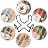 (US Local)6pcs Set Xmas Theme DIY Diamond Painting Coasters Kit with Holder Kit