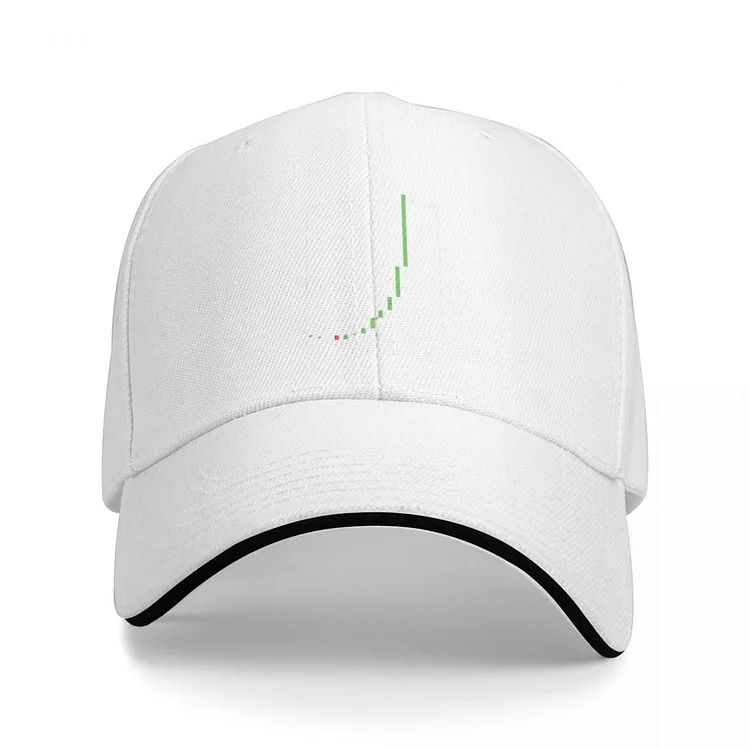 To The Moon Version Classic Bitcoin Cryptocurrency Art Multicolor Hat Peaked Womens Cap Personalized Visor Sunprotection Hats