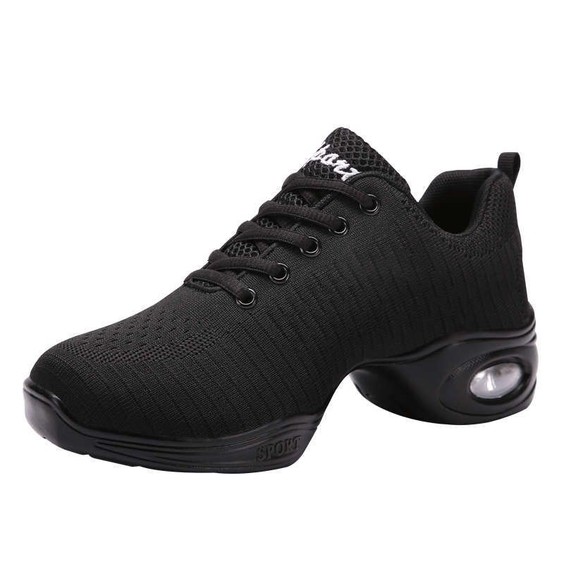 Women Lightweight Dance Shoes Sports Feature Ladies Modern Soft Outsole Breath Dance Jazz Fitness Shoes Female Waltz Sneakers