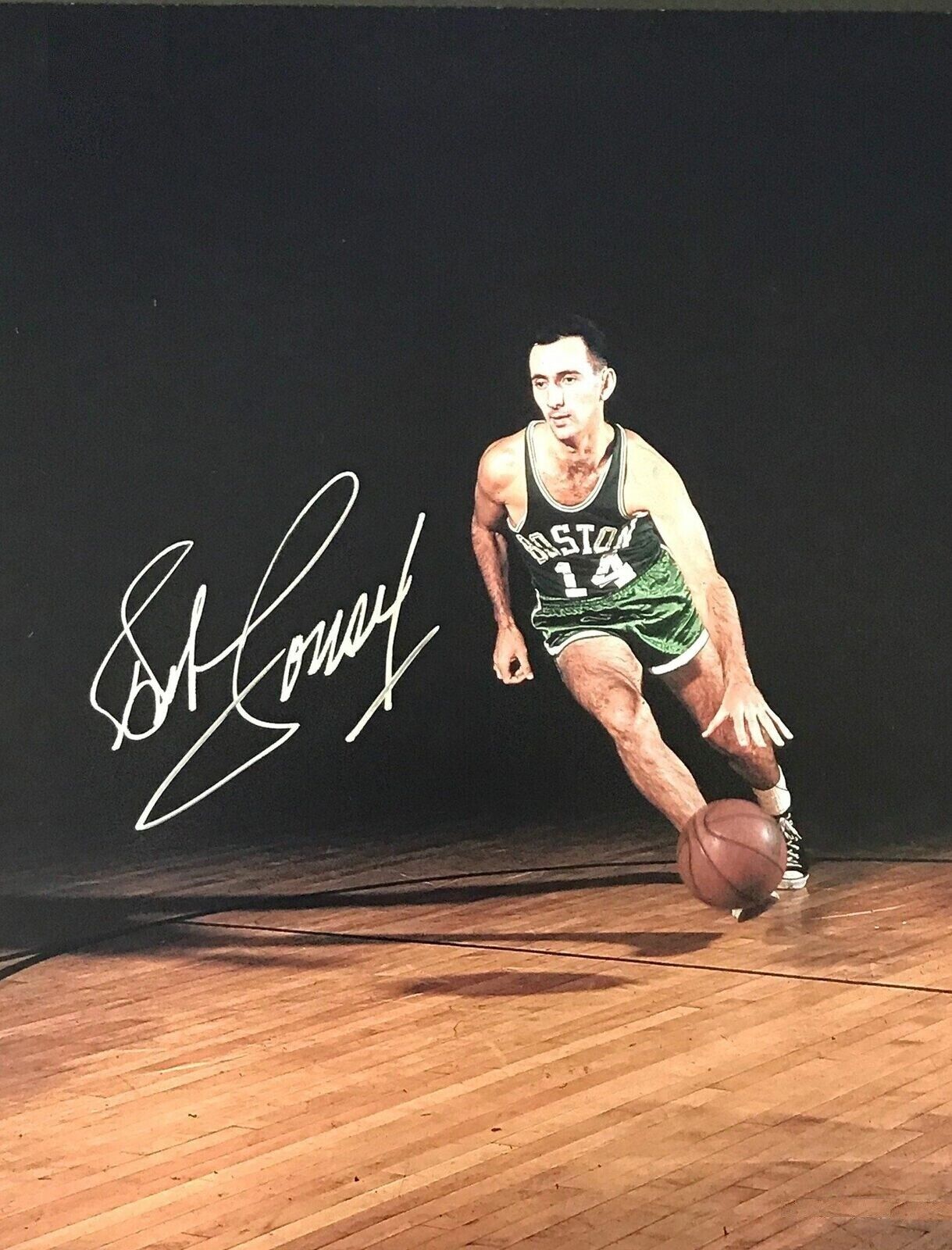 Bob Cousy Autographed Signed 8x10 Photo Poster painting ( HOF Celtics ) REPRINT