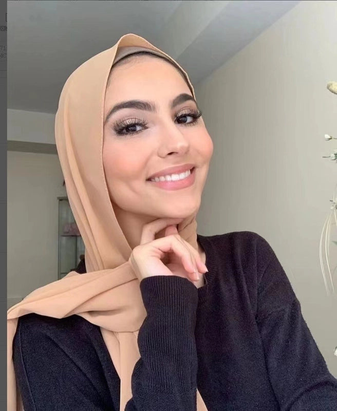 Unisex Basic Minimalist Solid Color Polyester Kerchief