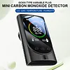 4-in-1 Portable Carbon Monoxide Alarm with Digital Display Plug-in Carbon Monoxide Detector Temperature and Humidity Monitor for Travel Home Hotel Camping RV