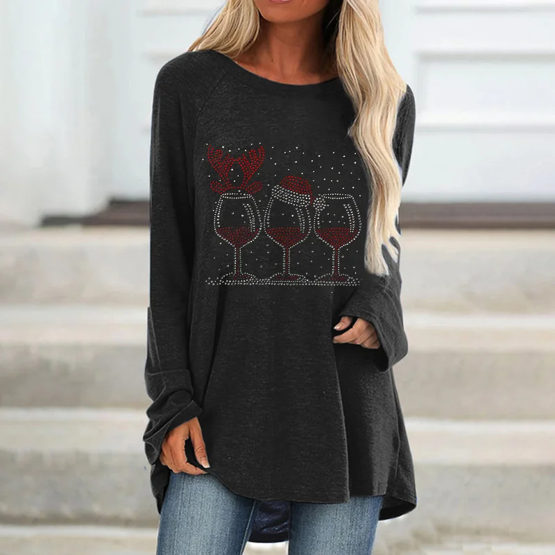 Christmas Graphic Loose Women's T-shirt