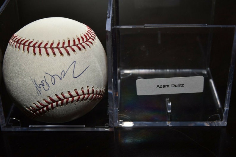 Adam duritz signed autographed rawlings baseball counting crows