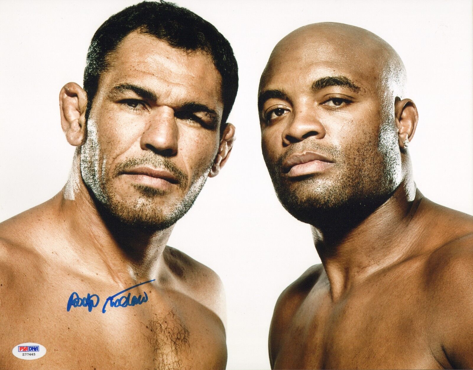 Antonio Rodrigo Nogueira Signed UFC 11x14 Photo Poster painting PSA/DNA COA w/ Anderson Silva