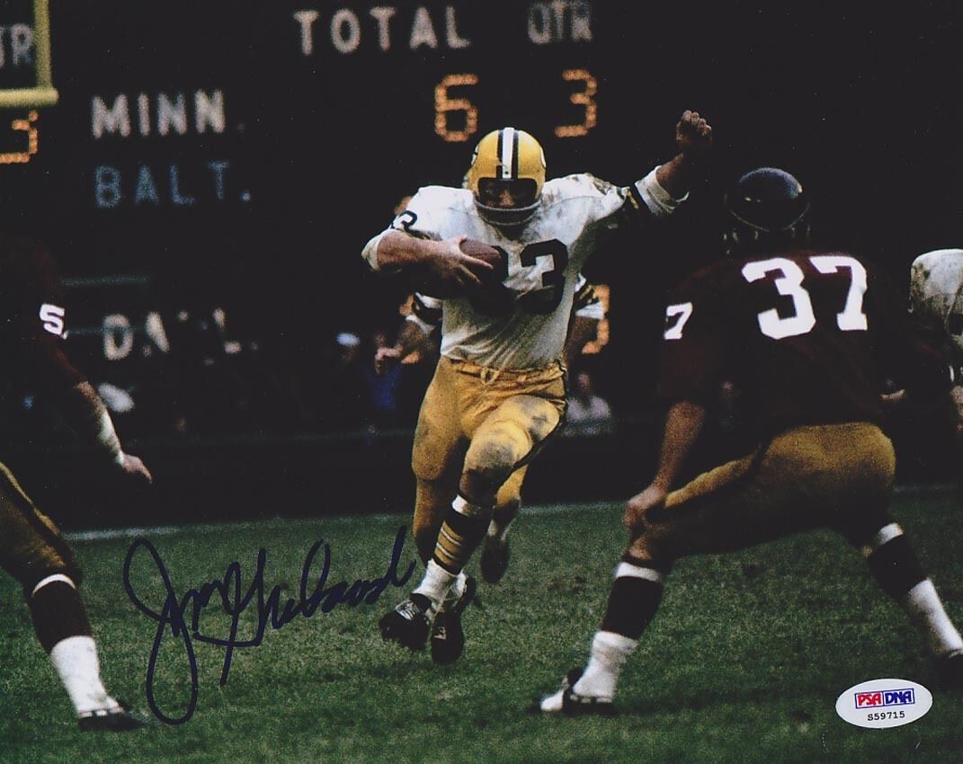 Jim Grabowski SIGNED 8x10 Photo Poster painting Green Bay Packers PSA/DNA AUTOGRAPHED