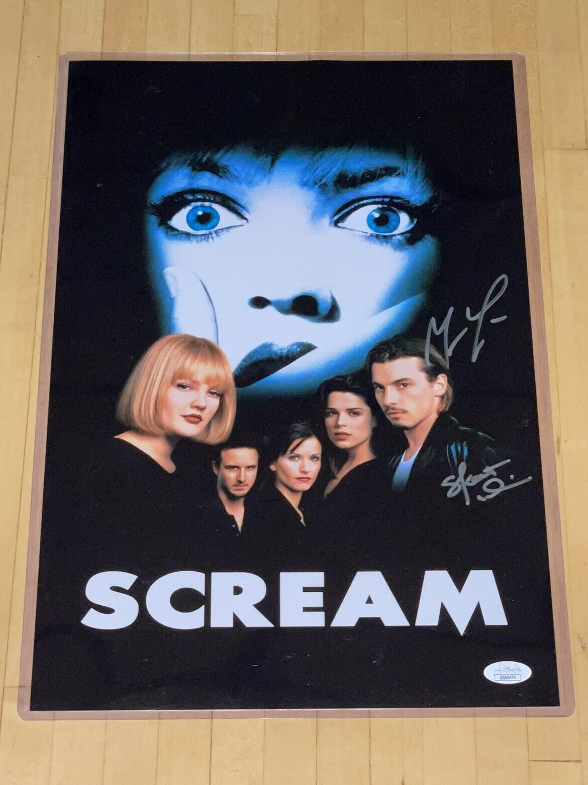 Matthew Lillard & Skeet Ulrich in Scream signed 11x17 autographed Photo Poster painting JSA COA