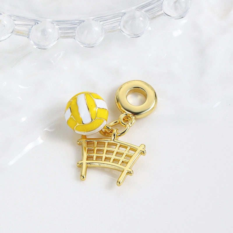 1 Piece 30mm Copper Ball Pendant Jewelry Accessories