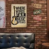 Guitar - Vintage Metal Signs - 20*30cm - Music