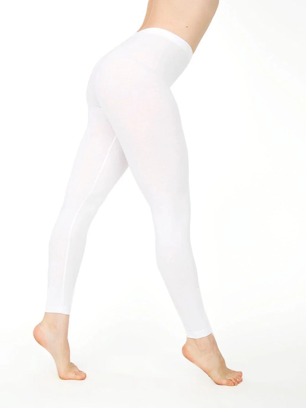 Brownm Low Waist Slim Cropped Cotton Leisure Hip Leggings