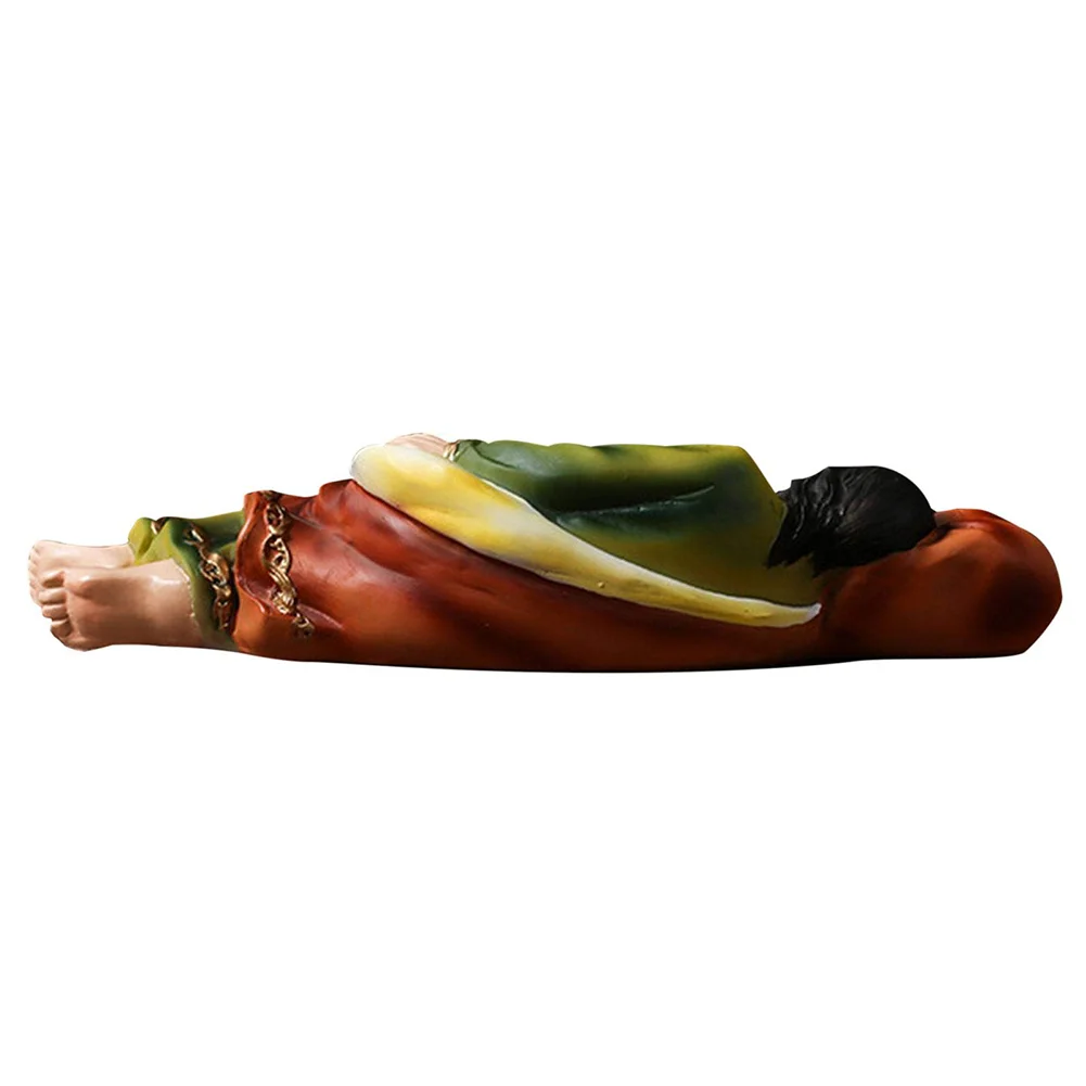 Saint Joseph Sleeping Statue Resin Figurine Christian Yard Desktop Decor