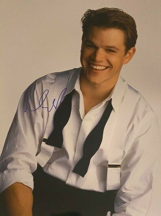 Matt Damon signed autographed 11x14 Photo Poster painting Jason Bourne Identity