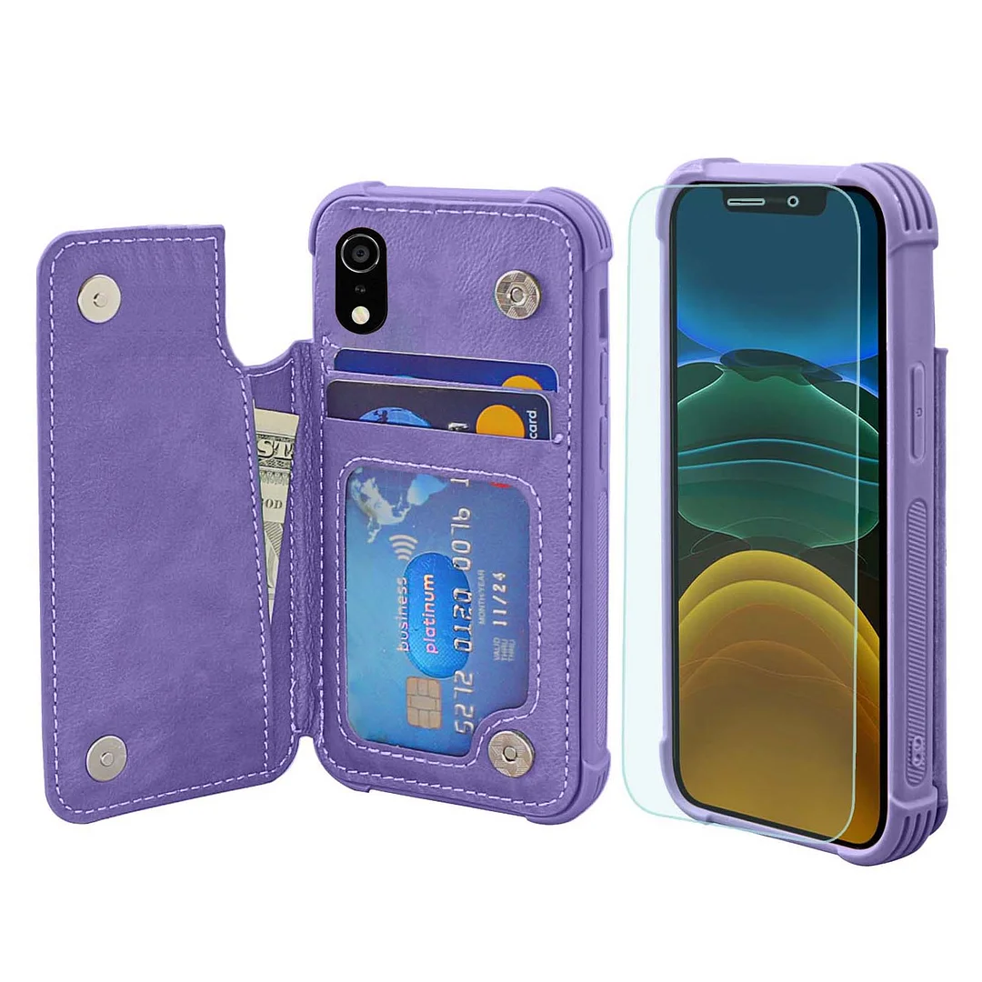 VANAVAGY iPhone XR Wallet Case 6.1 inch