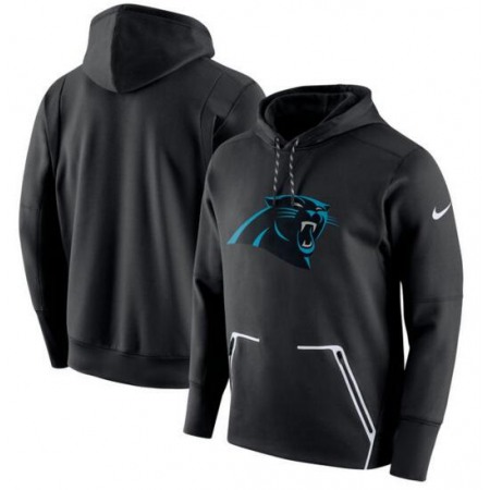 Men's  Carolina Panthers Black Champ Drive Vapor Speed Pullover Hoodie