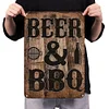 BEER & BBQ - Vintage Metal Signs - 20*30cm/30*40cm - Warning