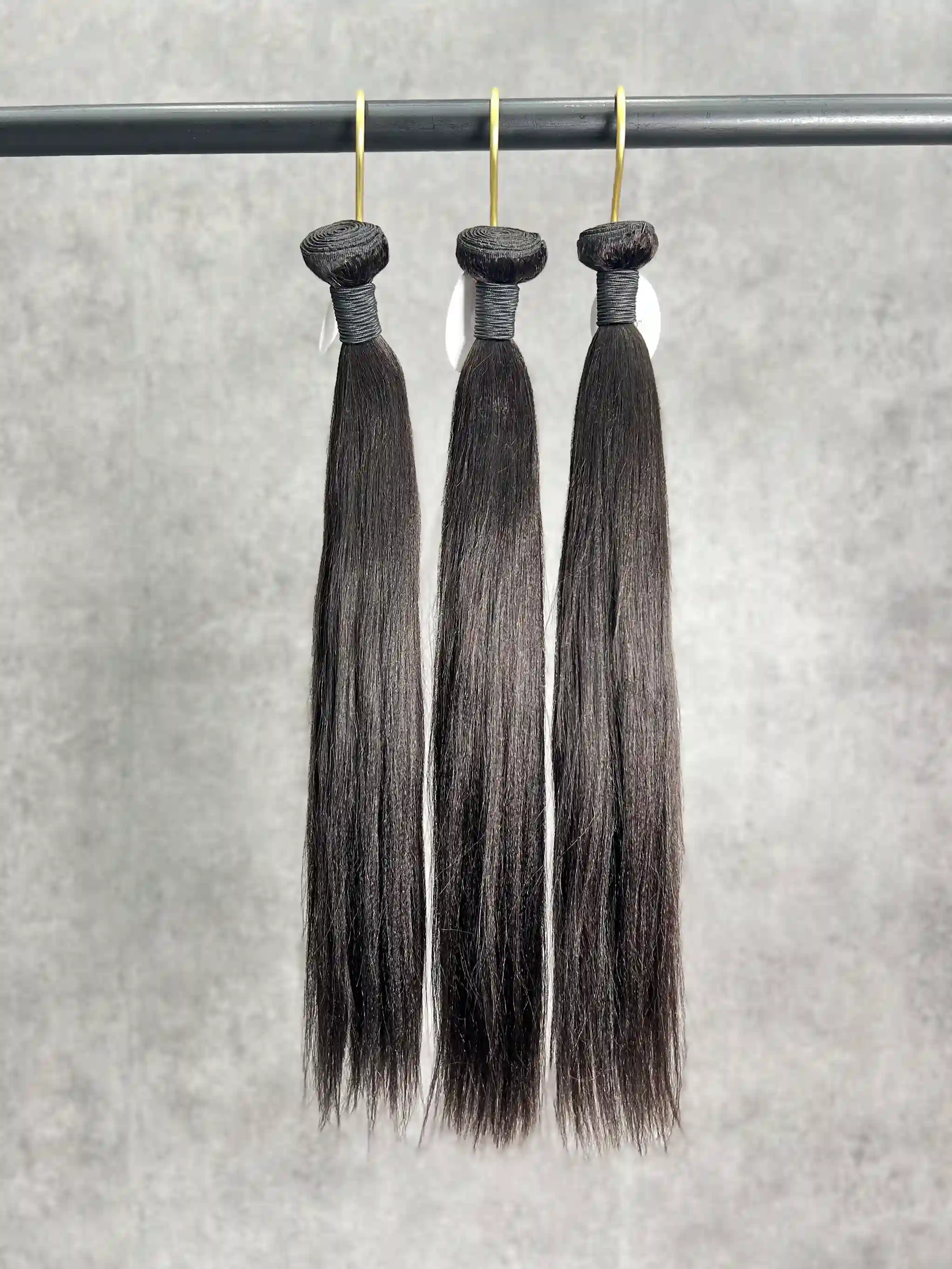 3PCS Yaki Straight Top Virgin Hair Bundles | 12&ndash;30 Inch |  Boruihair |  100% Human Hair